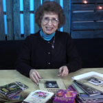 Norma Jean with her books